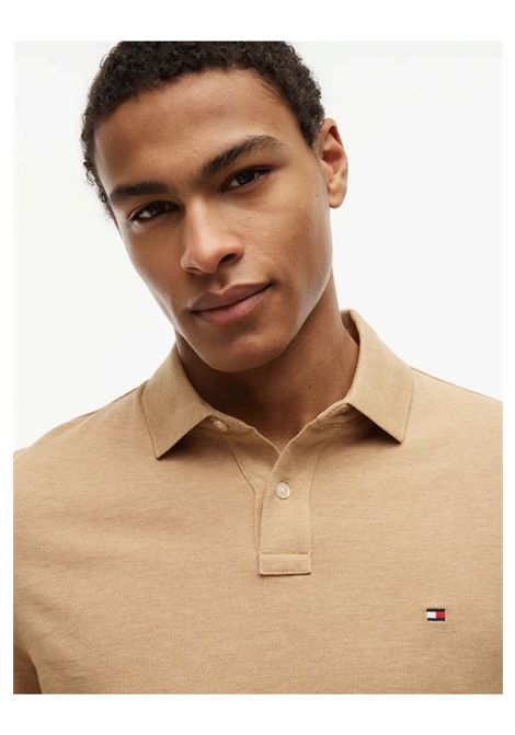 Tommy Hilfiger 1985 Regular Fit Polo Shirt Beige Men TOMMY HILFIGER | Polo Shirts | MW0MW17770-GXV